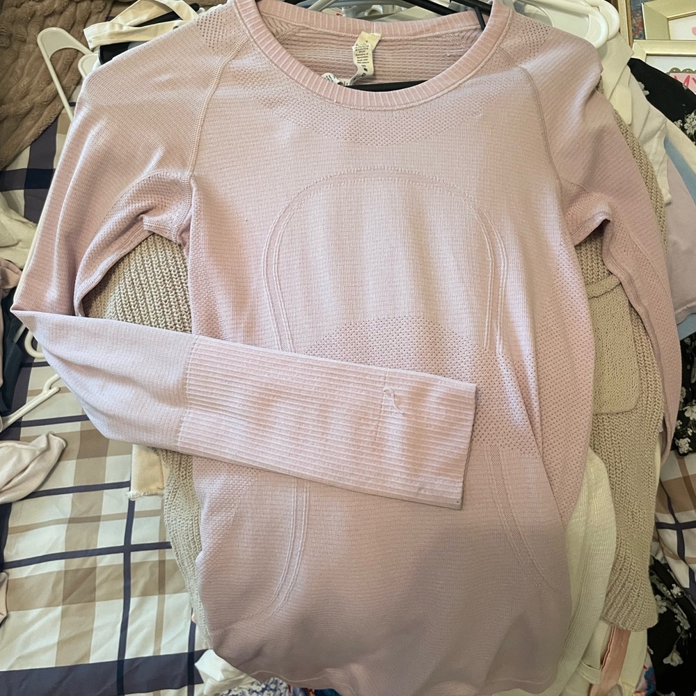 lululemon athletica Long Sleeve Tee - Light Purple